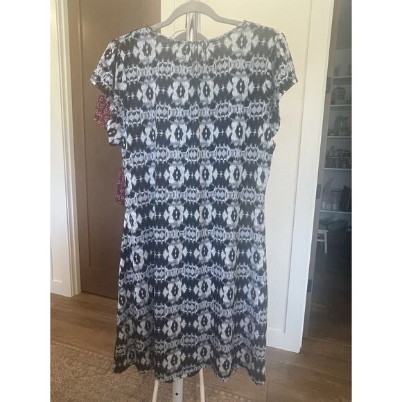 One World Black Dress Embellish Accents‎ Dress Women’s Size L - Picture 2 of 8